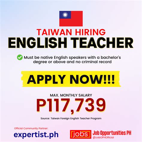 english teaching jobs in taipei.